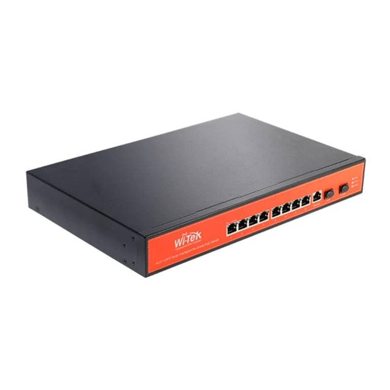 Wi-Tek 8-port GbE PoE Managed Solar Network Switch with 2x SFP Ports WI-PMS310GF-UPS+ V2 - Image 2
