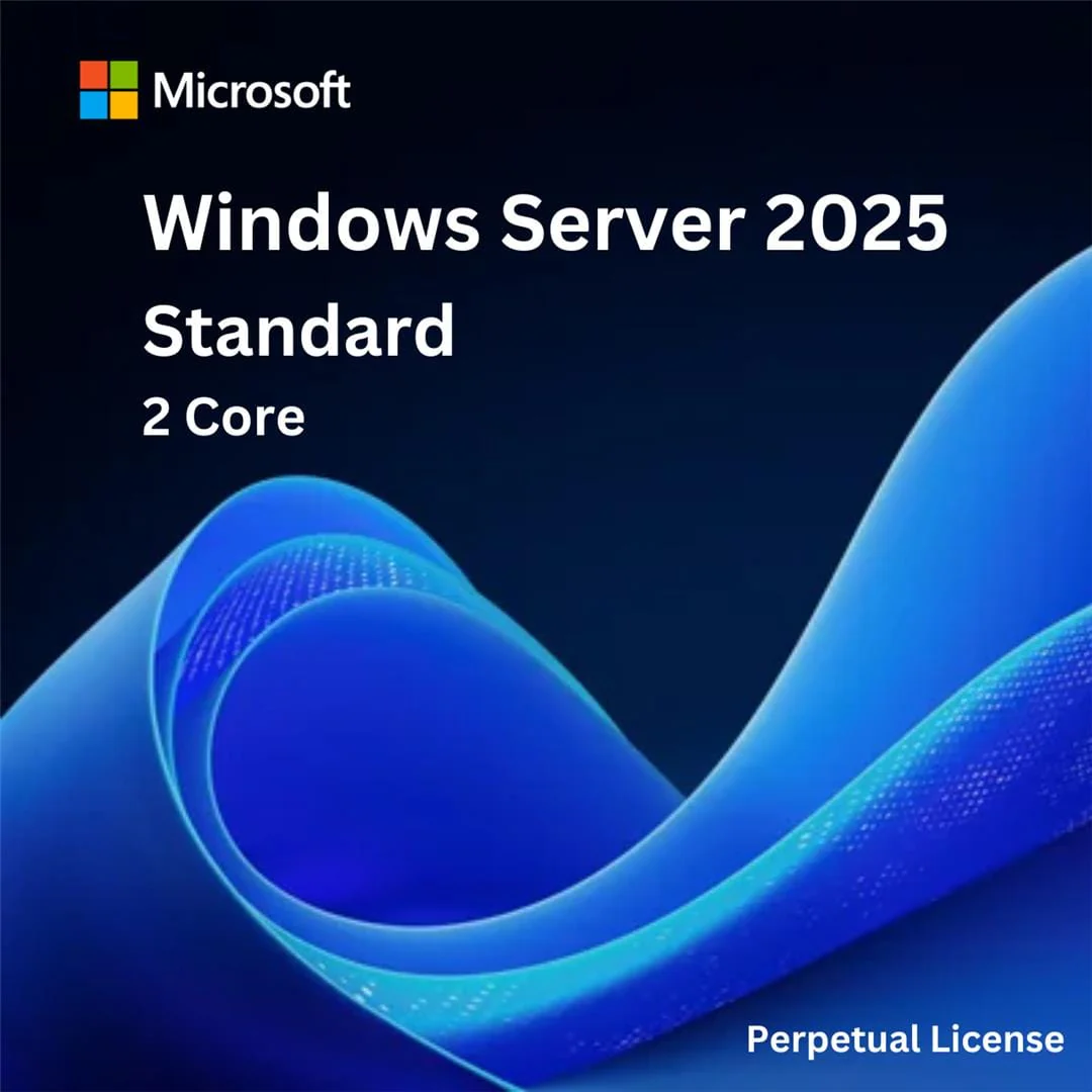 Windows Server 2025 Standard 2 Core - Perpetual License