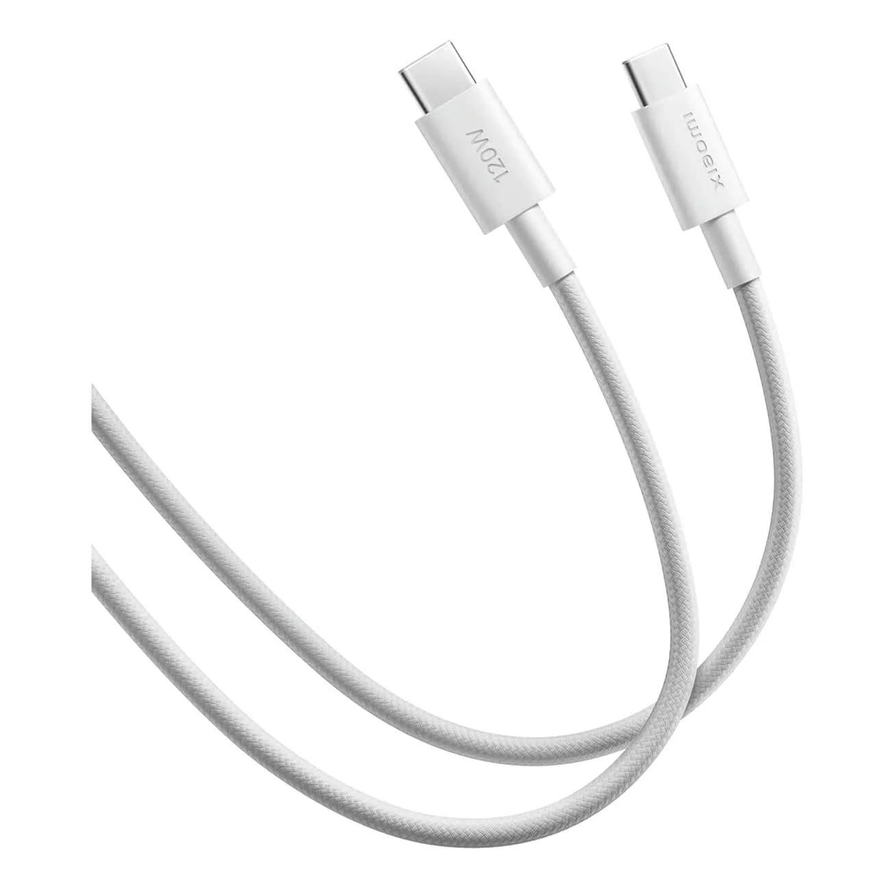 Xiaomi 1m 6A Braided USB Type-C to USB Type-C Cable White BHR087KGL - Image 3