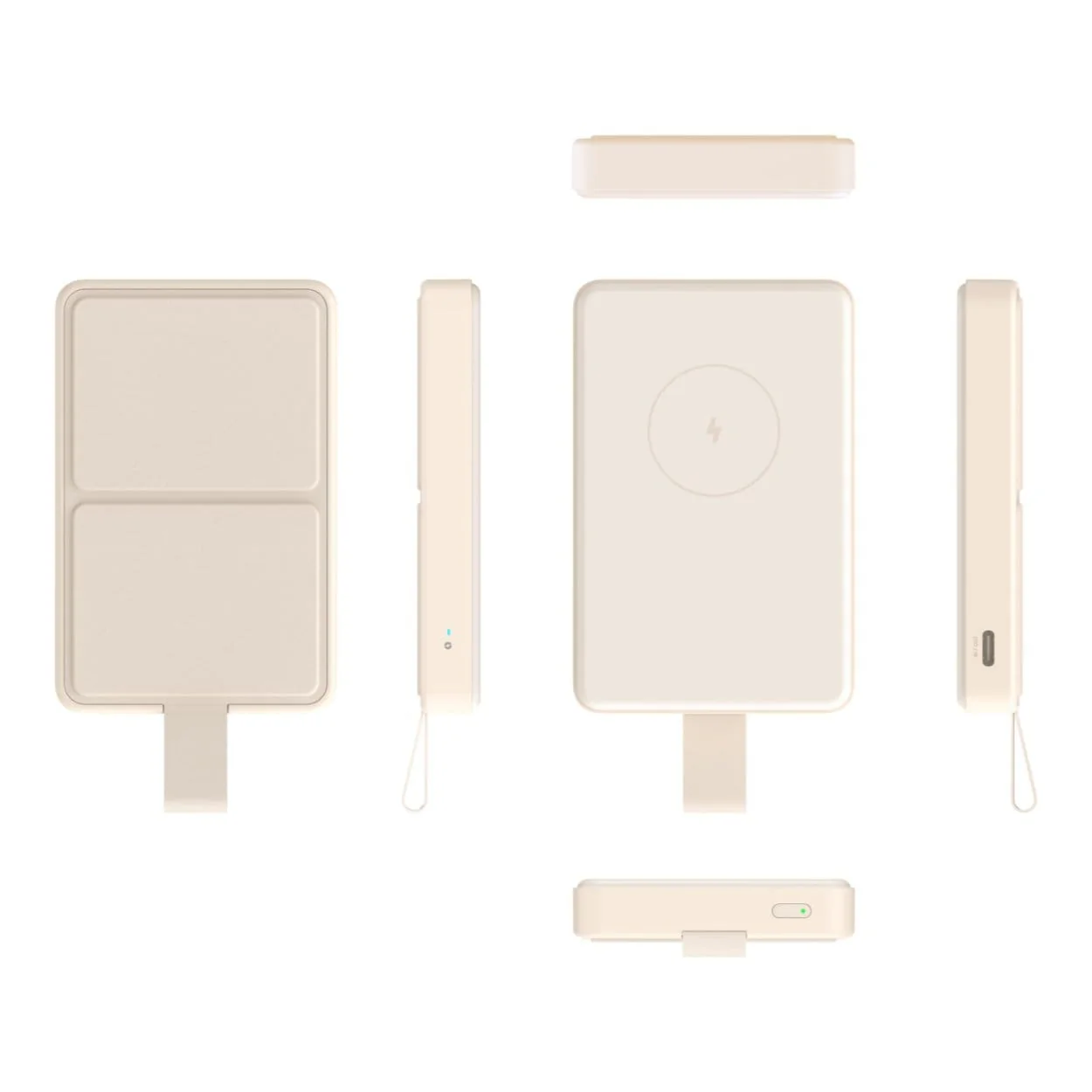 Xiaomi 6000mAh Magnetic Powerbank Tan BHR9074GL - Image 5