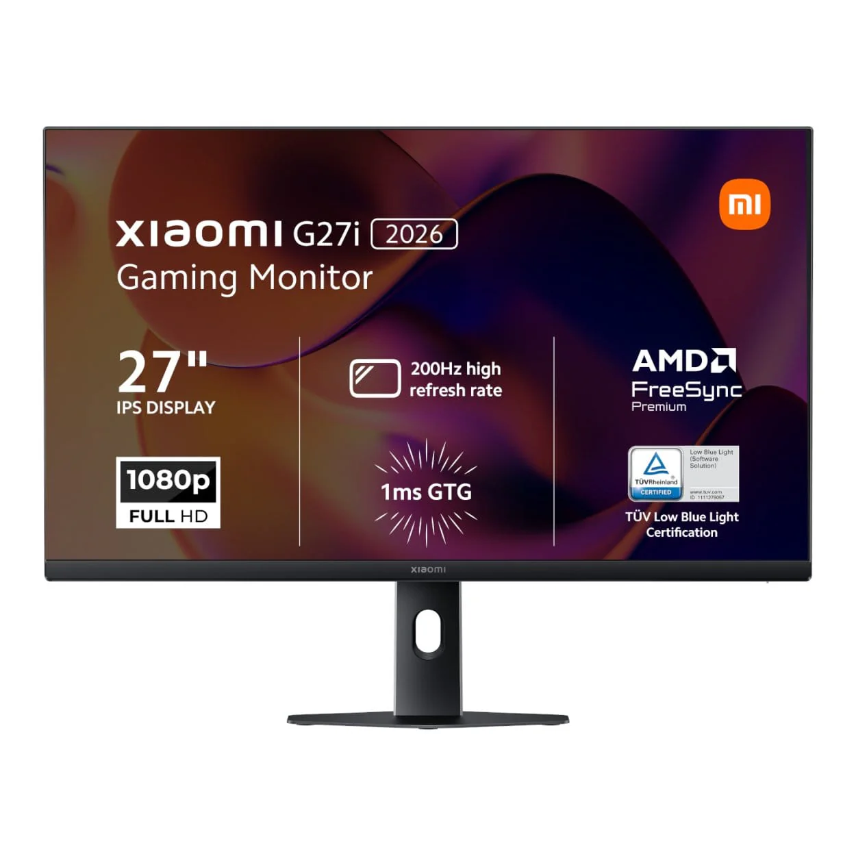 Xiaomi G27i 2026 27-inch 1920 x 1080p FHD 16:9 200Hz 1ms LCD IPS Gaming Monitor ELA6370EU - Image 2