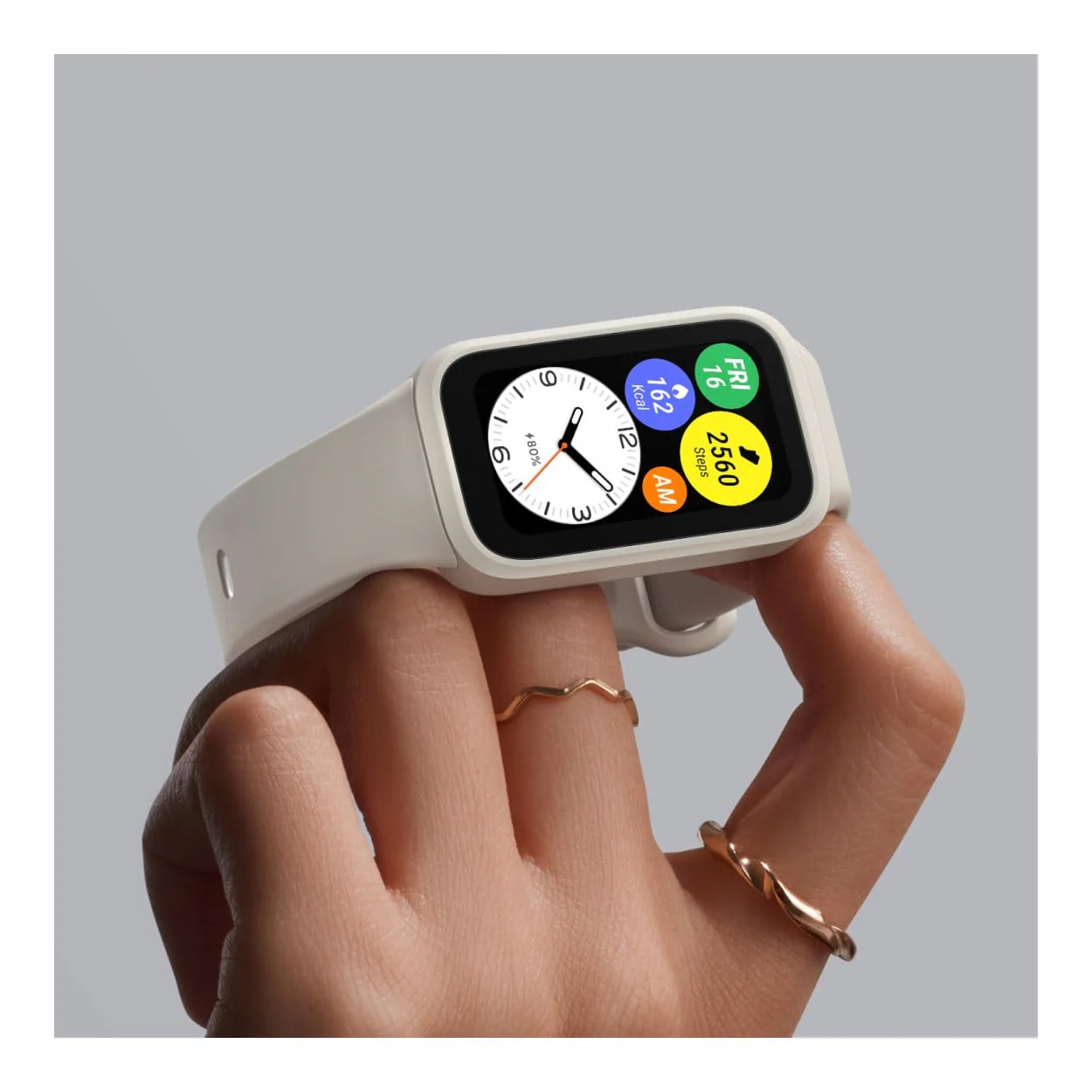 Xiaomi Smart Band 9 Active Smart Watch - Beige White BHR9441GL - Image 5