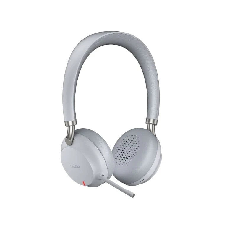Yealink BH72 Bluetooth Wireless Headset with Charging Stand and USB-A Connection Teams Certified Light Grey 1208611 - Image 3