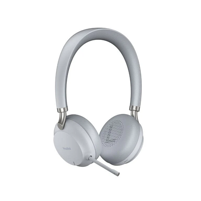 Yealink BH72 Bluetooth Wireless Headset with Charging Stand and USB-C Connection Teams Certified Light Grey 1208612 - Image 2