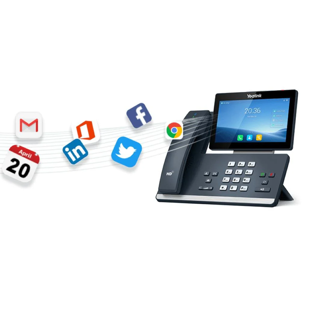 Yealink SIP-T58W 7-inch Elite Desktop Collaboration Device with Handset and Android 9.0 1301111 - Image 2