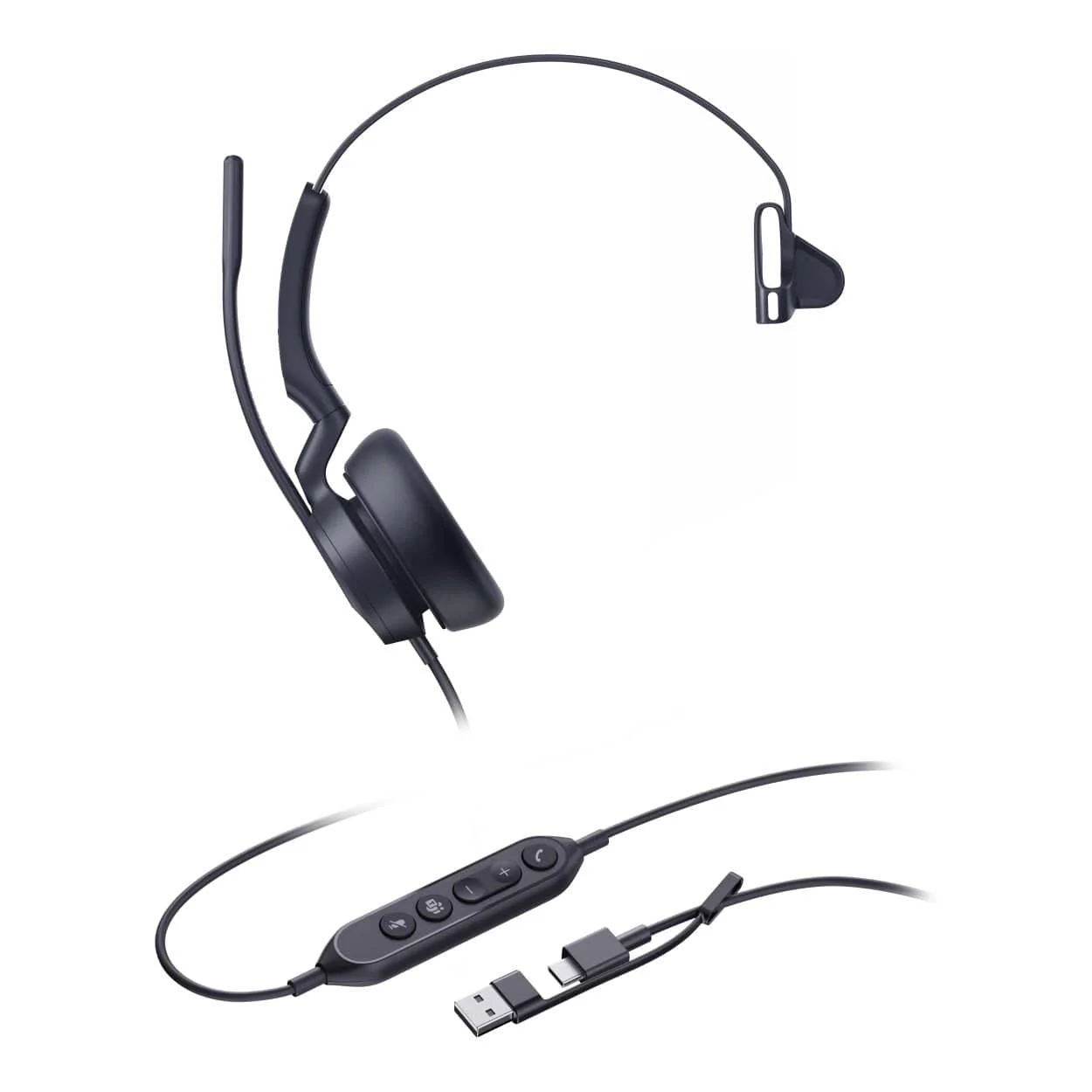 Yealink UH46 Mono Teams Wired Headset 1308184 - Image 2