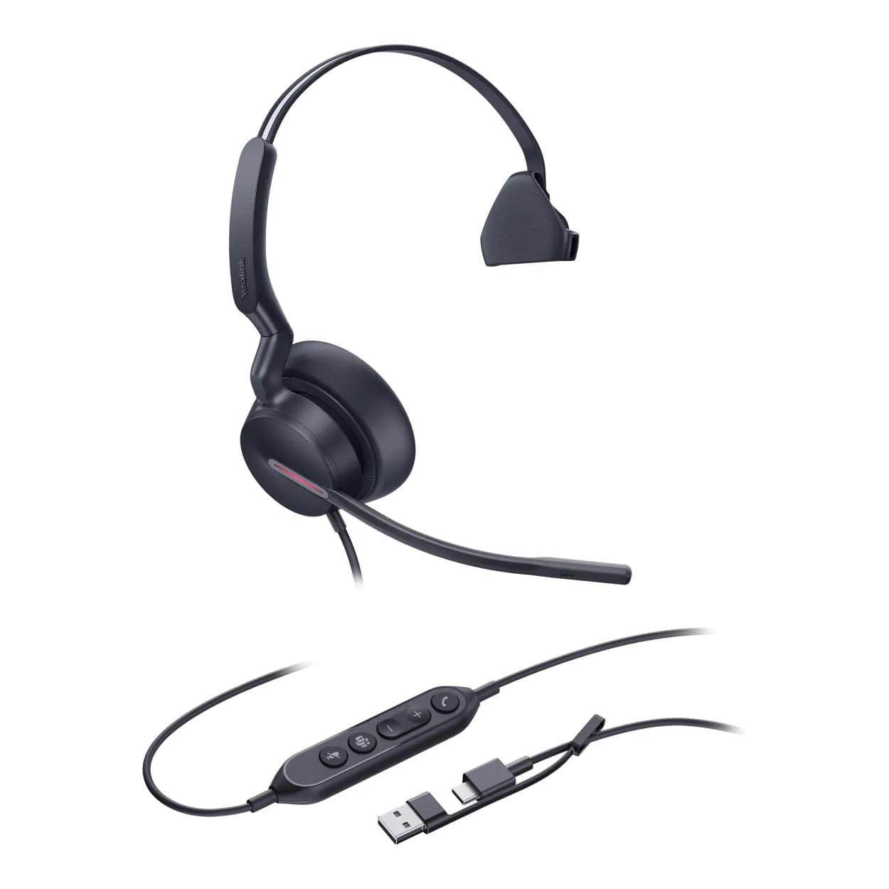 Yealink UH46 Mono Teams Wired Headset 1308184 - Image 3