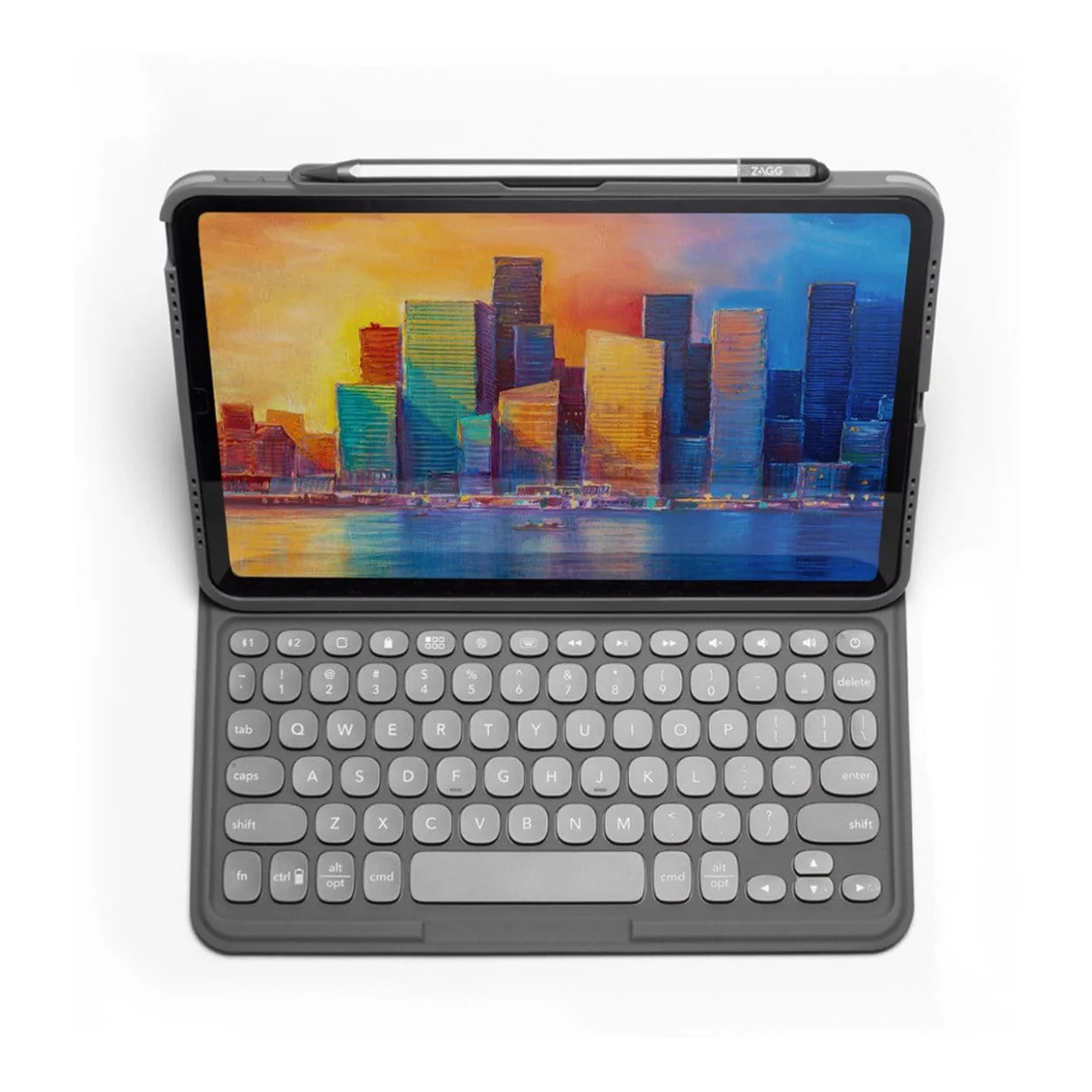ZAGG Pro Keys Wireless Keyboard and Case for Apple iPad 10.9 Black and Grey 103407271 - Image 2