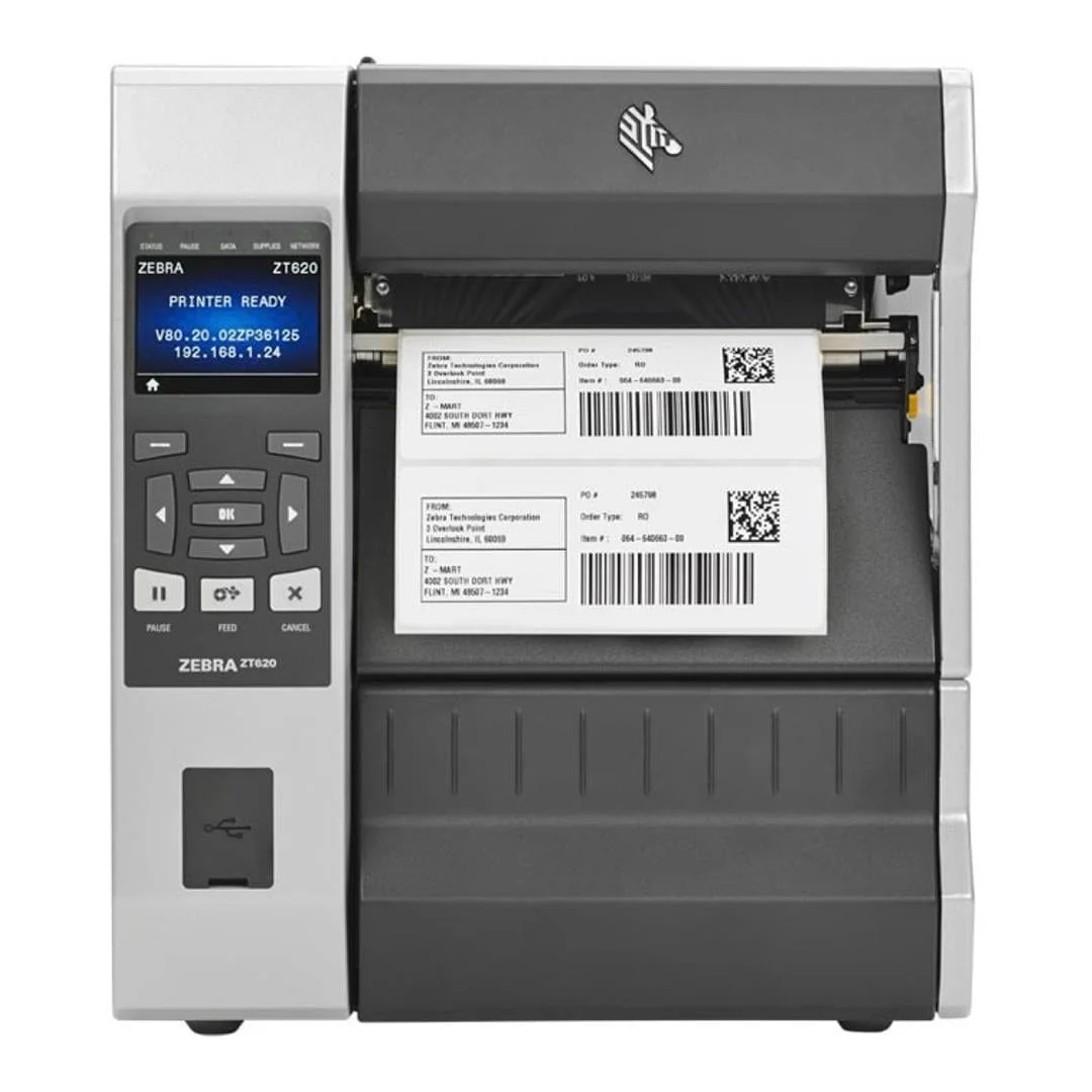 Zebra ZT620 Wireless Thermal Transfer Label Printer ZT62063-T2E0100Z
